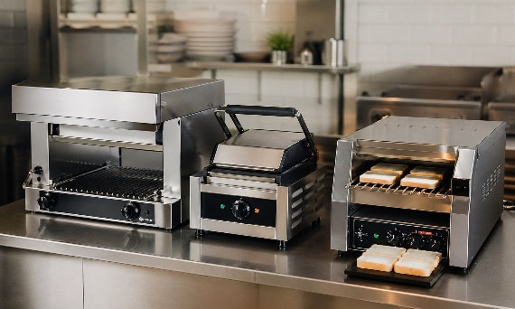 Opiekacz, toster czy salamander — jakie urządzenie wybrać do gastronomii?