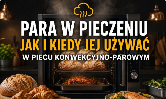 Para w pieczeniu – jak i kiedy używać pary w piecu konwekcyjno-parowym?