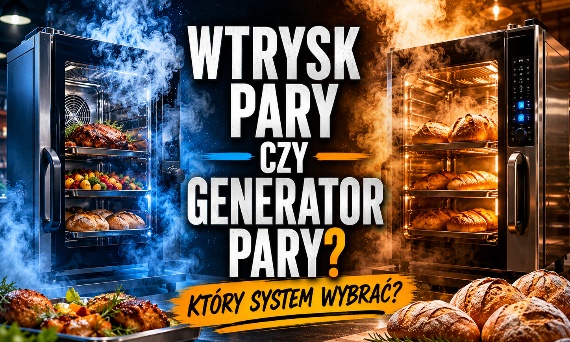 Wtrysk pary czy generator pary w piecu konwekcyjno-parowym? Który wybrać?