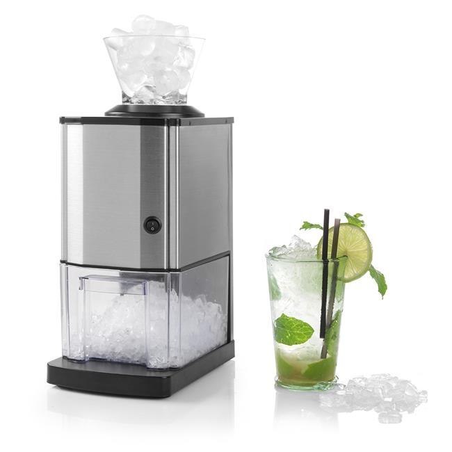 Elektryczna kruszarka do lodu BarUp 12 kg/h – stal nierdzewna, pojemnik ABS 2,7 L