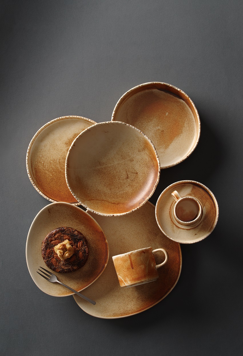 Brązowa porcelana naturalna Constancy przypominająca kamień