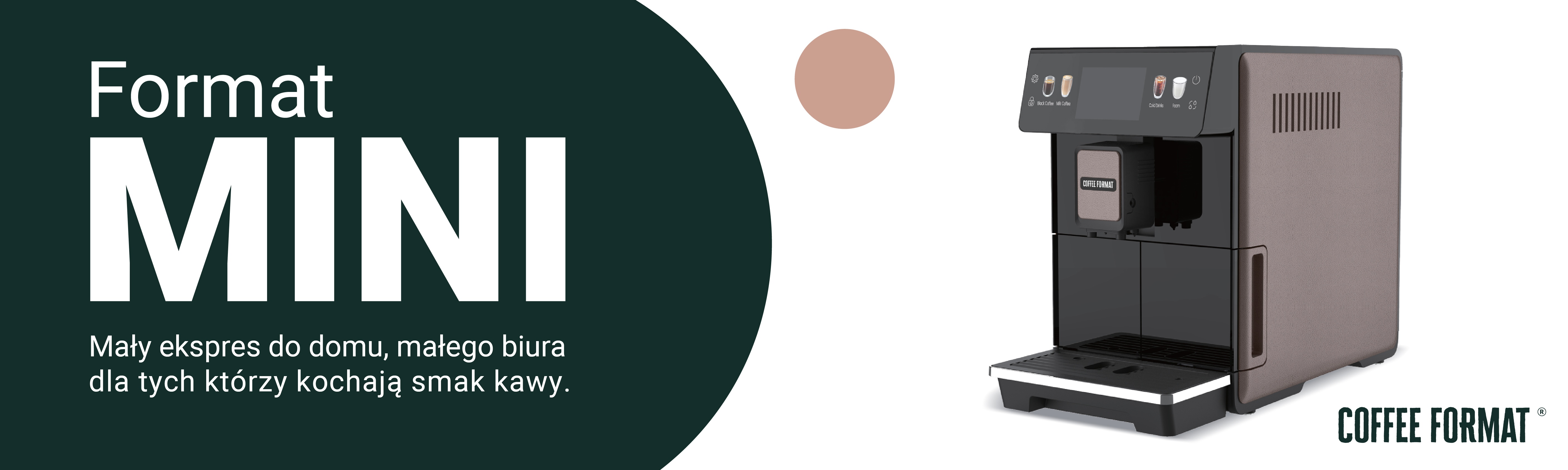 Ekspres automatyczny Coffee Format MINI BROWN do domu i biura