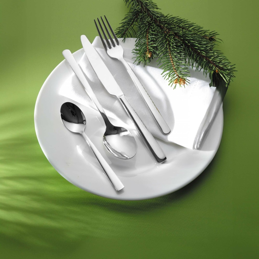 Sztućce Adria Ove – komplet sztućców gastronomicznych z połyskiem