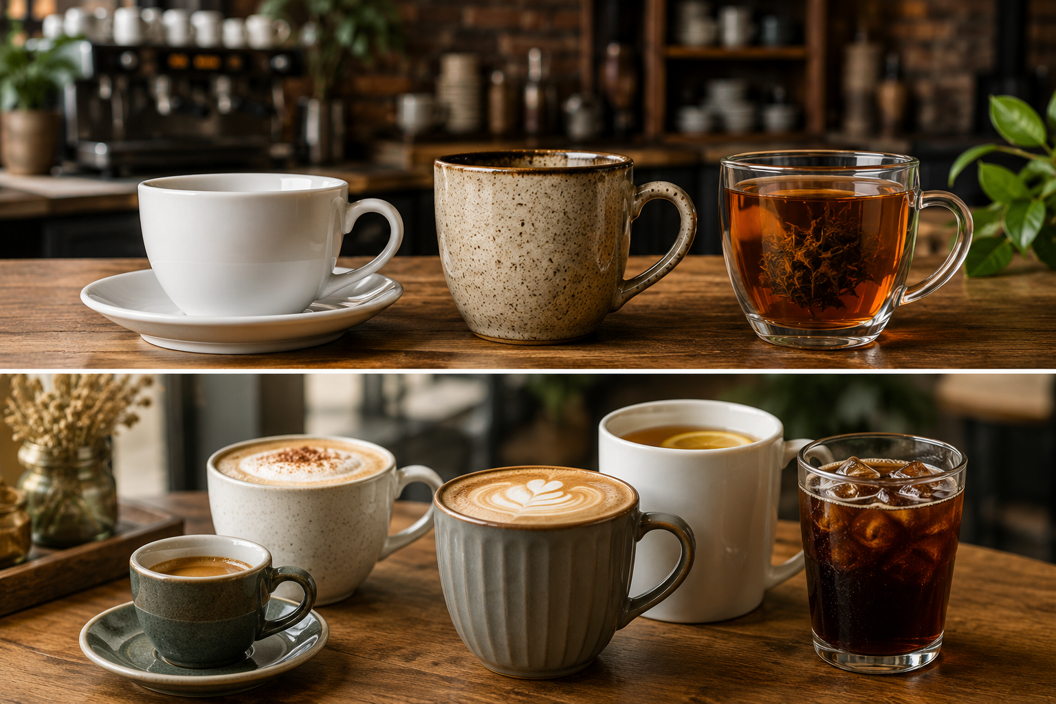 Jaki kubek wybrać do espresso, cappuccino, latte, herbaty i cold brew