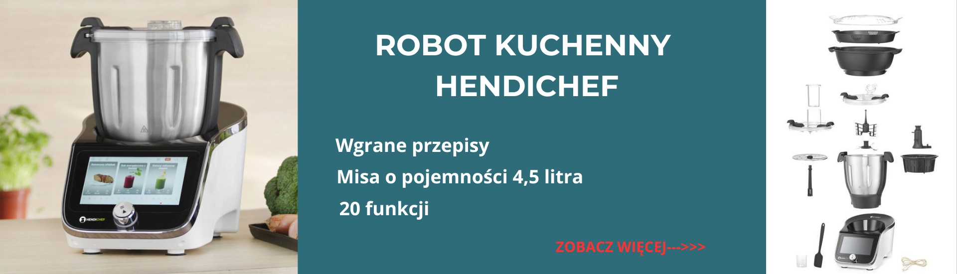 Robot wielofunkcyjny Hendichef